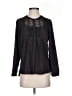 Daniel Rainn 100% Polyester Polka Dots Black Long Sleeve Blouse Size S (petite) - photo 1
