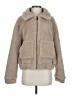 Lea & Viola Solid Tan Faux Fur Jacket Size XS - photo 1
