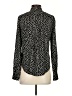 Ann Taylor Polka Dots Black Long Sleeve Blouse Size XS - photo 2