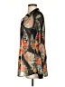 CAbi 100% Polyester Floral Black Long Sleeve Blouse Size S - photo 5