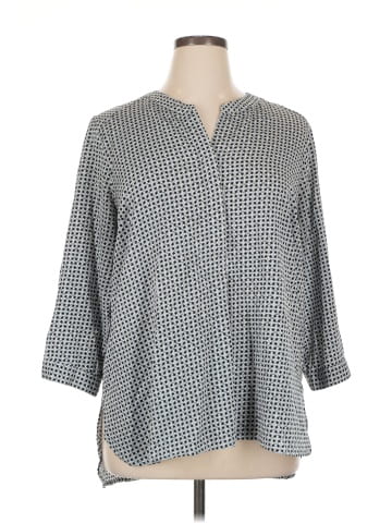 Antilia Femme 3/4 Sleeve Button-Down Shirt (view 1)