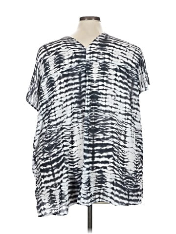 Karen Kane Short Sleeve Blouse (view 2)