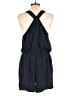 Elevenses 100% Polyester Solid Blue Romper Size M - photo 2