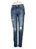 Zara Hearts Blue Jeans Size 4 - photo 1