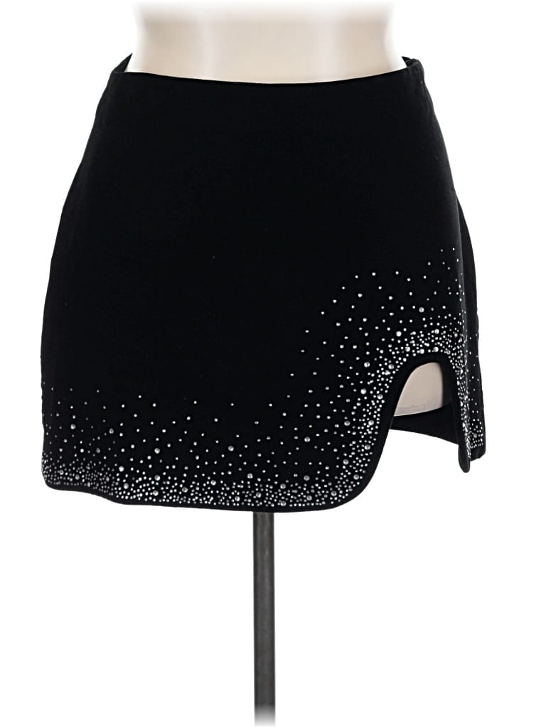 Zara Casual Skirt In Black