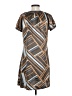 BCBGMAXAZRIA Graphic Brown Casual Dress Size S - photo 2