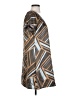 BCBGMAXAZRIA Graphic Brown Casual Dress Size S - photo 4