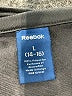 Reebok 100% Polyester Solid Black Track Jacket Size L - photo 3