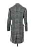 Etcetera Houndstooth Gray Wool Coat Size 4 - photo 2