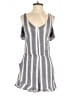 American Eagle Outfitters 100% Viscose Stripes Gray Romper Size M - photo 1