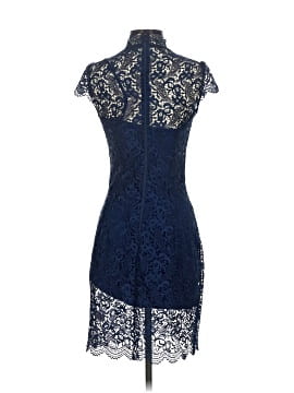 chinese dress ladies V-Neck Scallop Hem Lace Dress main image 1