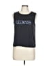 Nualime Gray Black Sleeveless T-Shirt Size L - photo 1