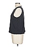 Nualime Gray Black Sleeveless T-Shirt Size L - photo 5