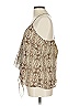 MICHAEL Michael Kors 100% Recycled Polyester Brown Sleeveless Blouse Size L - photo 5