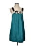BCBGMAXAZRIA Color Block Teal Cocktail Dress Size XXS - photo 1