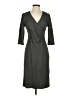 Talbots Solid Gray Casual Dress Size 4 - photo 1