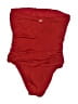 Jantzen Solid Red Swimsuit Bottoms Size 10 - photo 2
