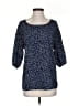 Alice Ritter Blue 3/4 Sleeve Blouse Size S - photo 1