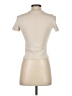 Zara Ivory Short Sleeve Turtleneck Size S - photo 2