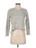 Hi-Line Metallic Gray Pullover Sweater Size S - photo 1