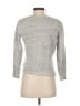 Hi-Line Metallic Gray Pullover Sweater Size S - photo 2