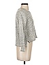 Hi-Line Metallic Gray Pullover Sweater Size S - photo 4