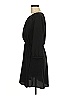 Lush 100% Polyester Solid Black Casual Dress Size M - photo 5