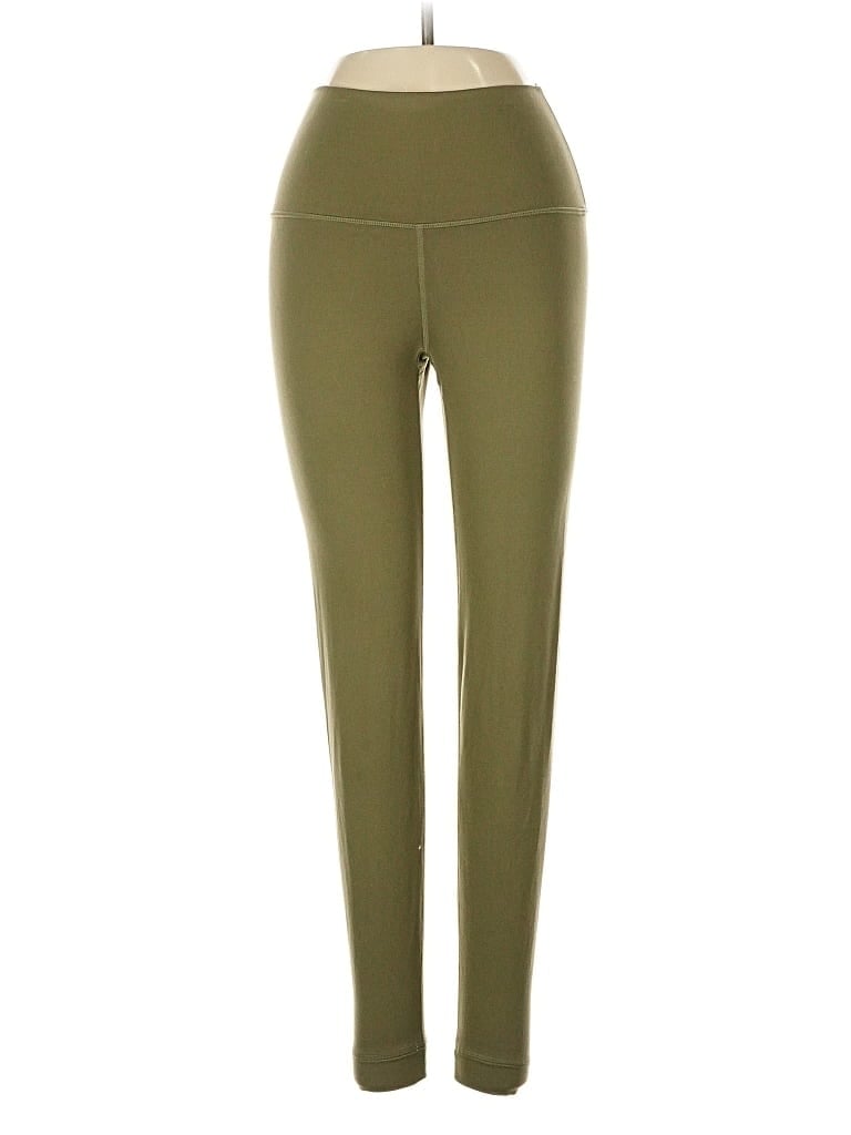 Pre-owned Set Active Active Pants In Green