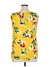 Rose + Olive 100% Polyester Yellow Sleeveless Blouse Size XL - photo 2