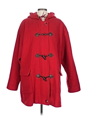 St. John's Bay Wool Coat - front