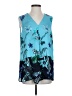 Carlisle 100% Silk Teal Blouse Size 4 - photo 1