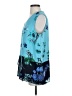 Carlisle 100% Silk Teal Blouse Size 4 - photo 5
