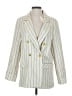 Unbranded 100% Polyester Stripes Ivory Blazer Size XS - photo 1