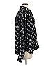 Lloyd Williams 100% Polyester Print Black Long Sleeve Blouse Size 8 - photo 4