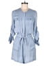 Vince Camuto 100% Polyester Solid Blue Romper Size XS - photo 1