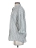 Very J 100% Polyester Stripes Gray 3/4 Sleeve Blouse Size S - photo 5