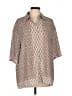 Max Studio 100% Polyester Paisley Tan 3/4 Sleeve Blouse Size L - photo 1