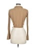 Something Navy Tan Cardigan Size M - photo 2