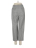 IZOD Houndstooth Gray Casual Pants Size 8 - photo 2