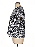MELLODAY Animal Print Ivory Short Sleeve Blouse Size L - photo 5