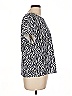 MELLODAY Animal Print Ivory Short Sleeve Blouse Size L - photo 4