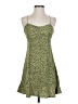 Zara Animal Print Green Cocktail Dress Size S - photo 1