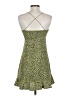 Zara Animal Print Green Cocktail Dress Size S - photo 2
