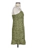 Zara Animal Print Green Cocktail Dress Size S - photo 4