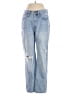Madewell 100% Cotton Hearts Blue Jeans Size 27 waist - photo 1