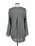 Rock & Republic 100% Polyester Gray Long Sleeve Blouse Size M - photo 2