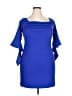 Thalia Sodi Solid Blue Cocktail Dress Size M - photo 1
