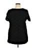 D&Co. Black Short Sleeve Top Size 1X - photo 2