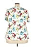 Joe Boxer White Short Sleeve Blouse Size 3X - photo 2