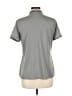 Nike 100% Polyester Gray Short Sleeve Polo Size L - photo 2